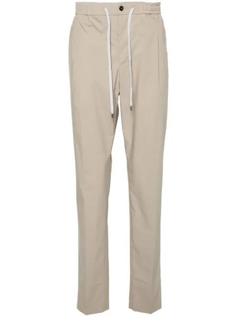 PT Torino pantalones chinos de popelina con cordones