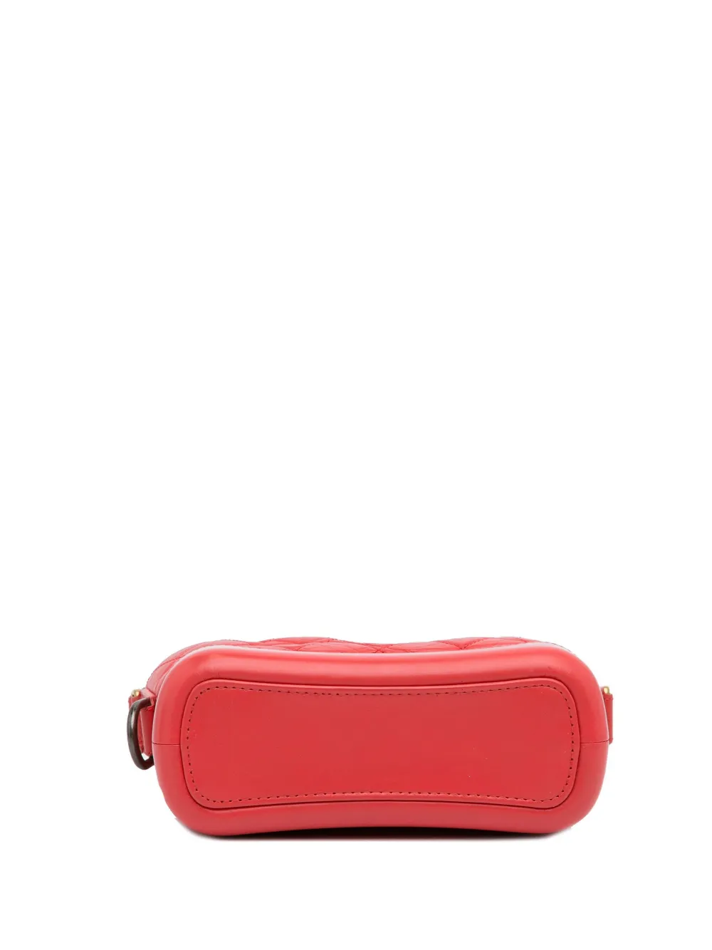 Pre-owned Chanel 2018-2019 Small Lambskin Gabrielle Crossbody Bag In Red