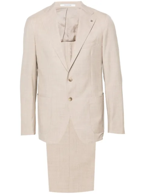 Tagliatore brooch-detail single-breasted suit 