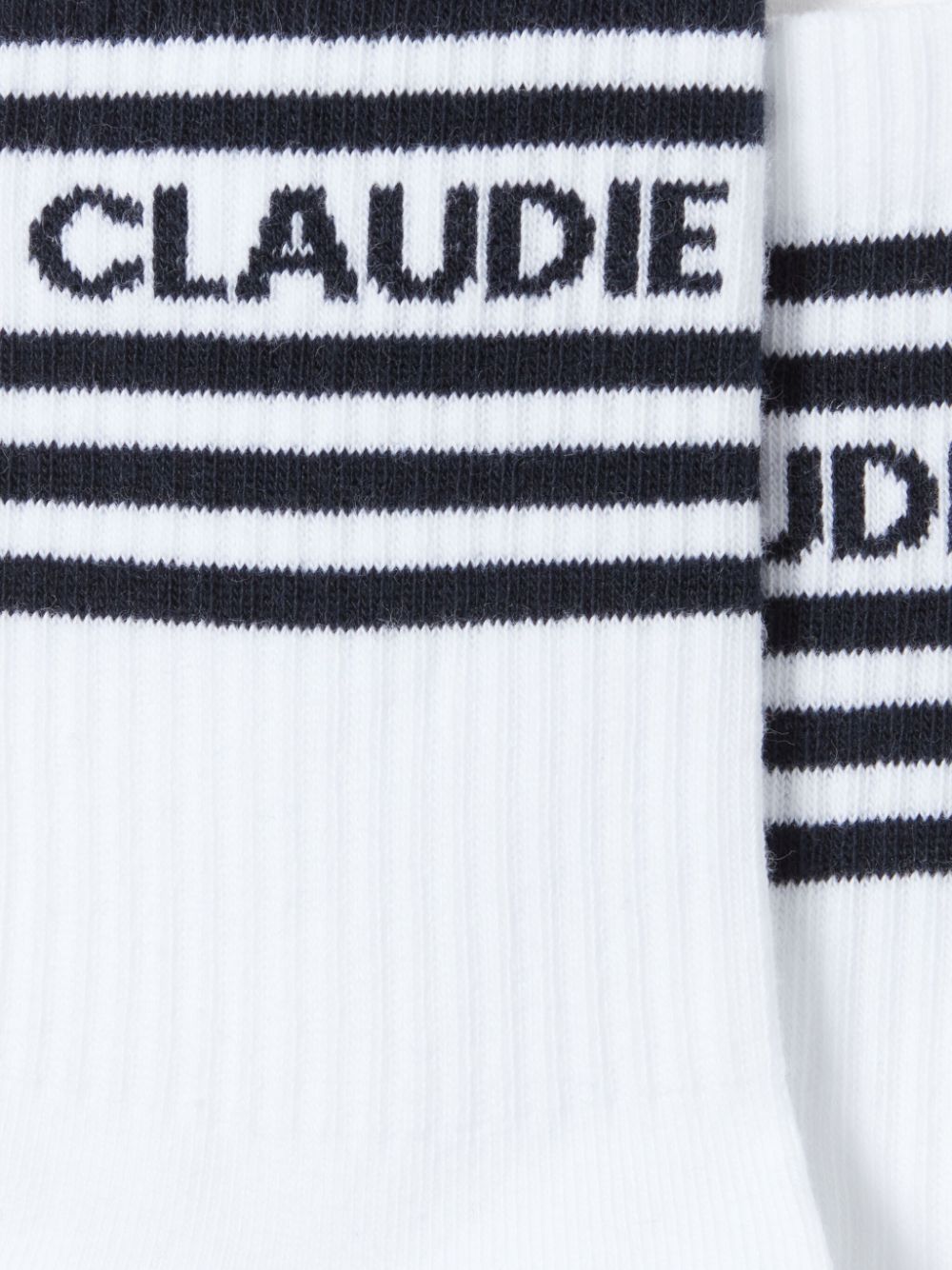 Claudie Pierlot striped socks - Wit