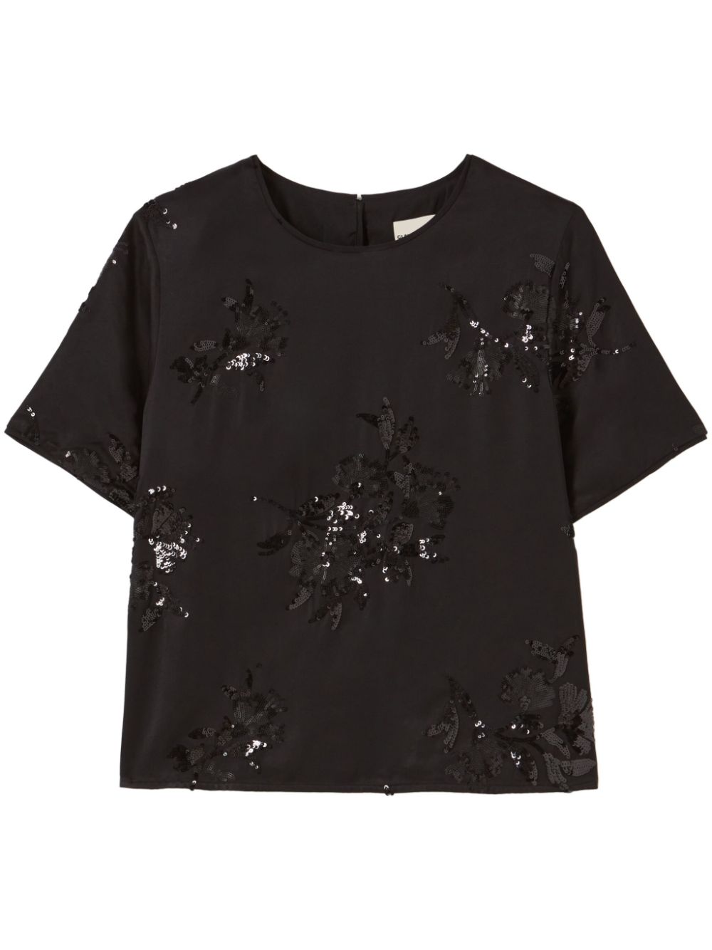 Claudie Pierlot sequinned top - Black