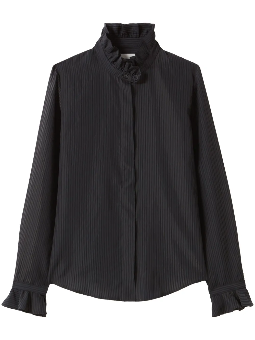 Claudie Pierlot striped shirt - Black