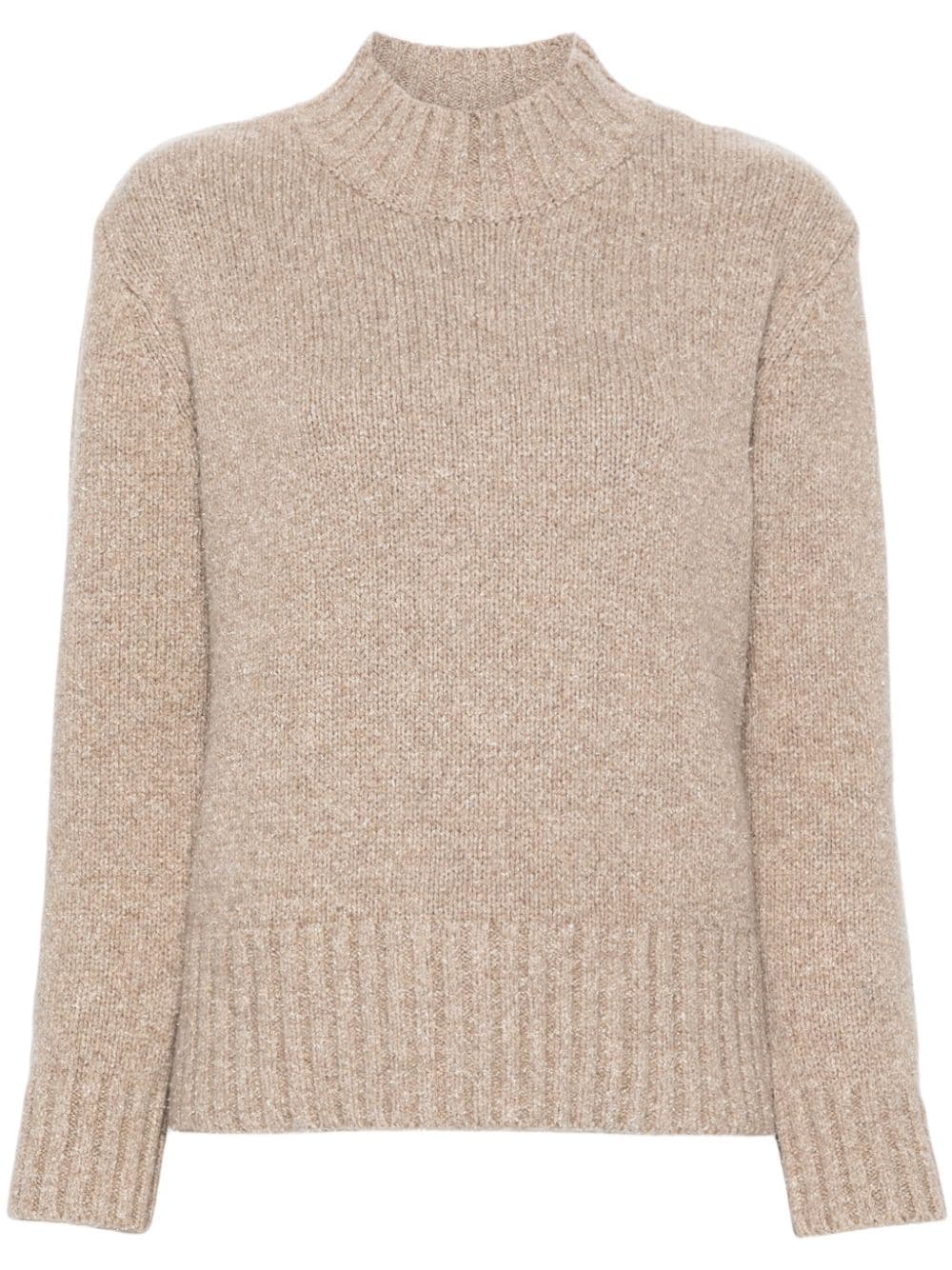 Shop Claudie Pierlot Turtleneck Sweater In Neutrals