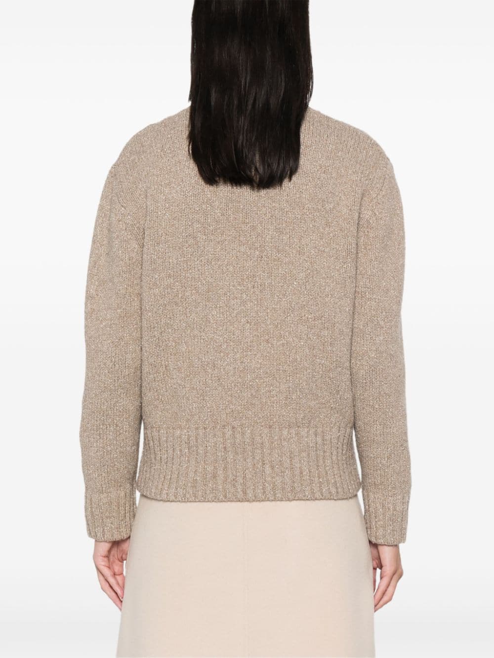 Shop Claudie Pierlot Turtleneck Sweater In Neutrals