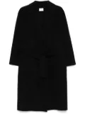 Claudie Pierlot belted long coat - Black