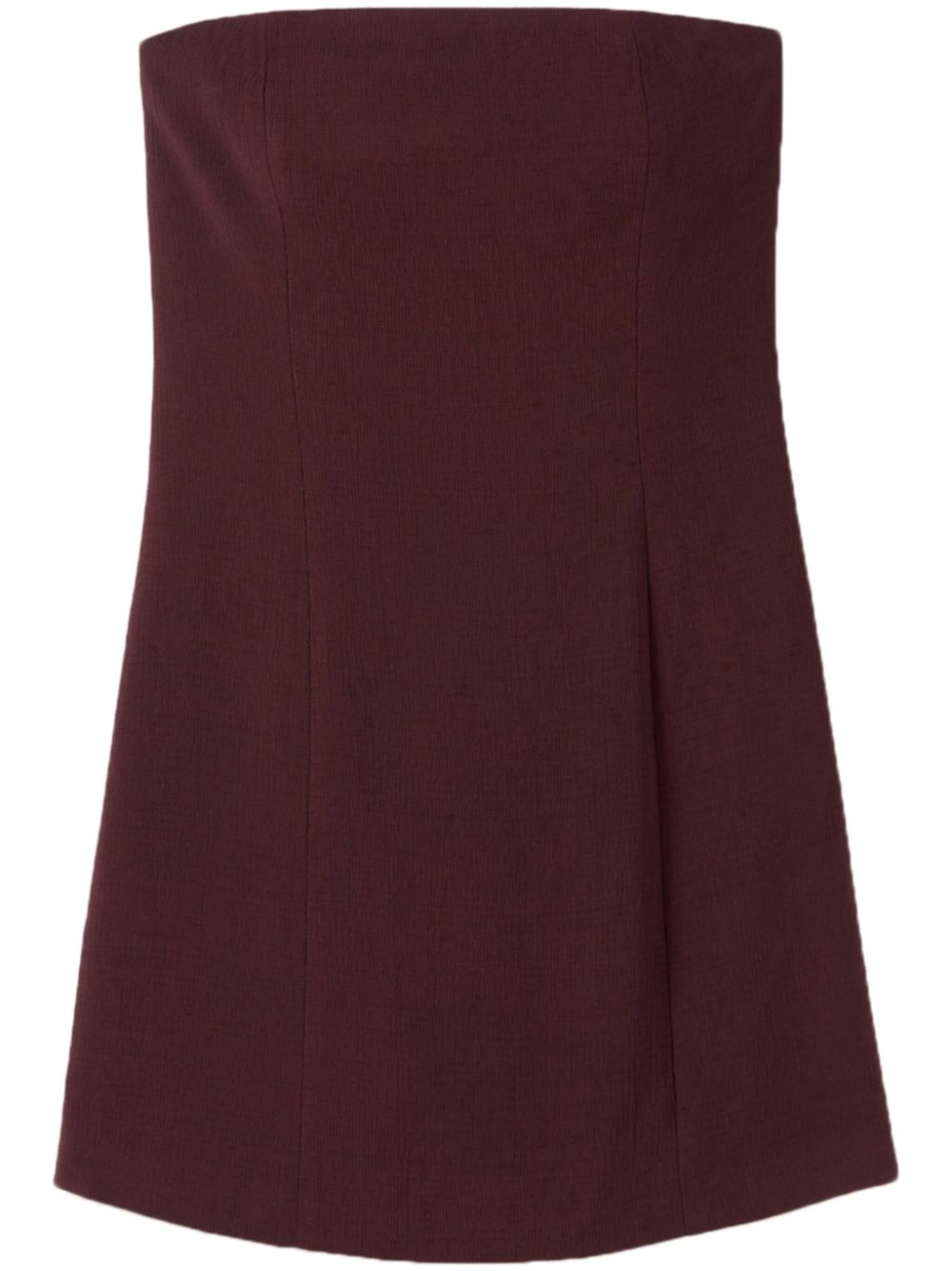 Claudie Pierlot strapless mini dress - Brown