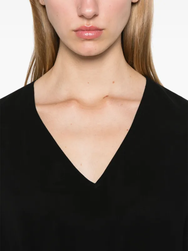 Claudie Pierlot Vネック ブラウス | ブラック | FARFETCH JP