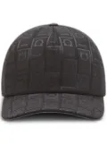 Ferragamo Gancini-monogram baseball cap - Black