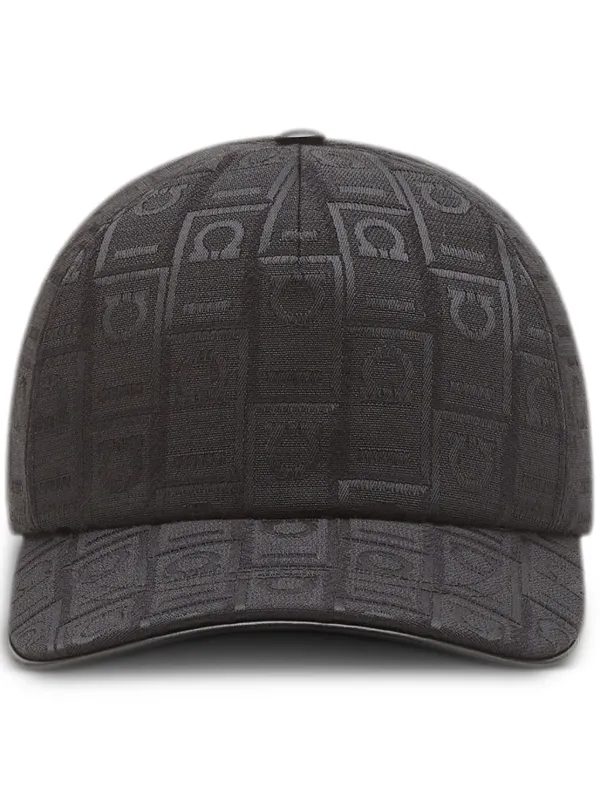 Ferragamo Gancini monogram Baseball Cap Black FARFETCH HK