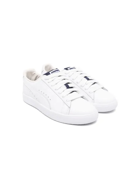 Puma Kids Clyde Varsity II leather sneakers