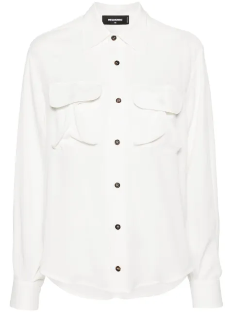 DSQUARED2 pointed-collar shirt 