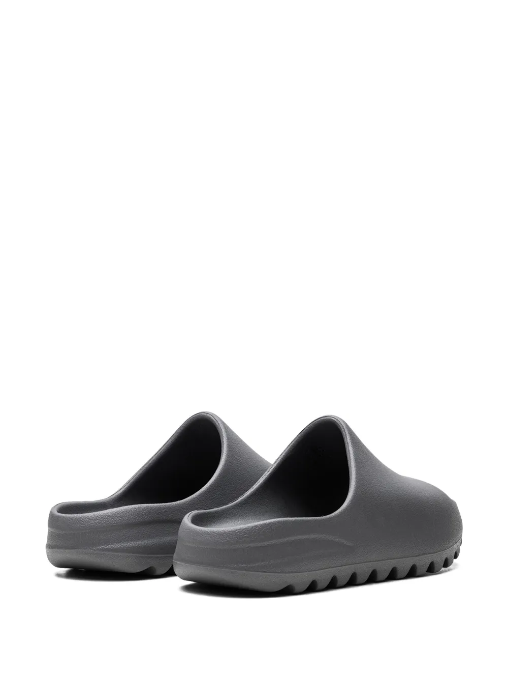 Shop Adidas Originals X Yeezy "slate Grey" Slides In 灰色