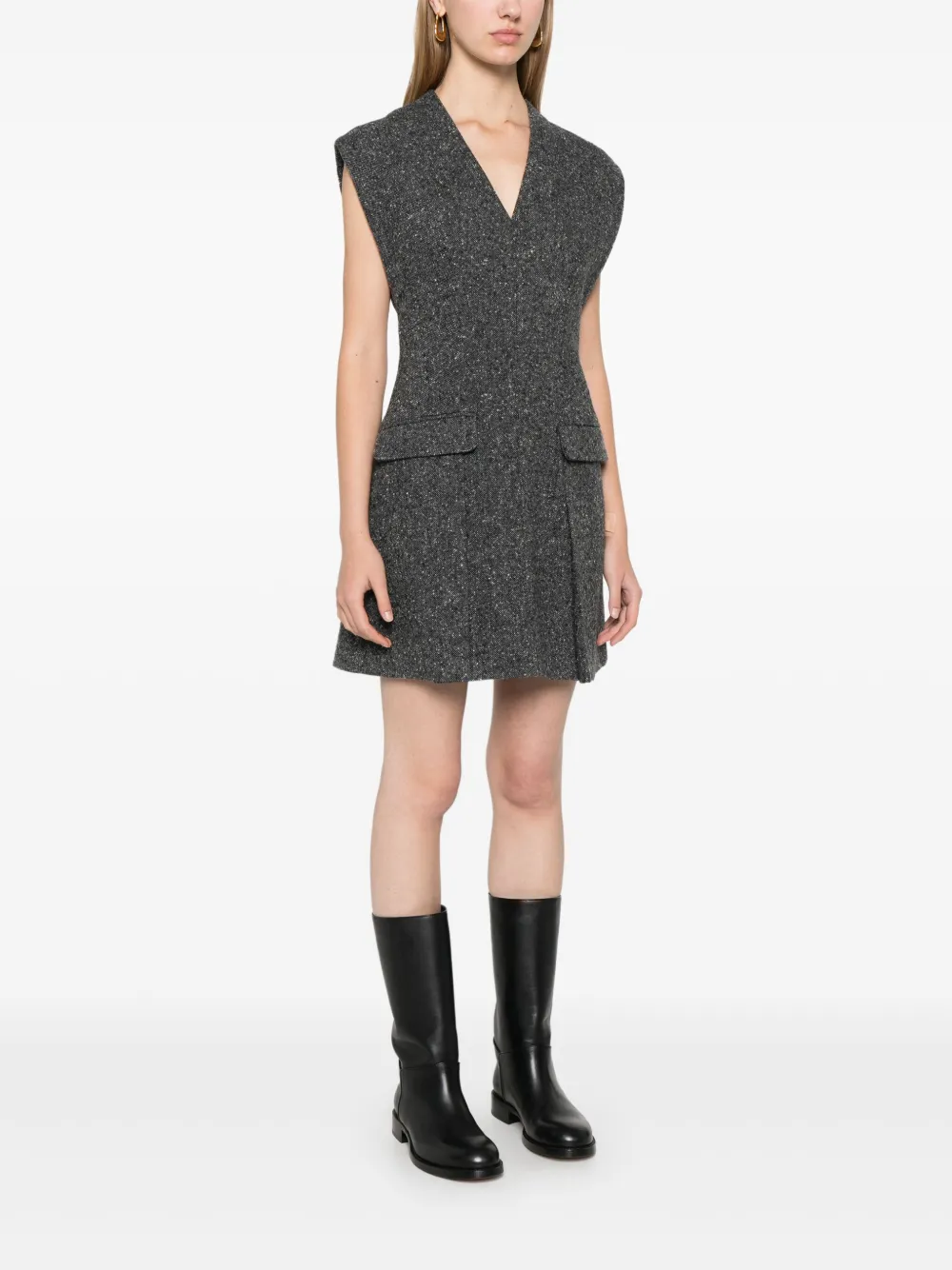 Claudie Pierlot Tweed pak Grijs