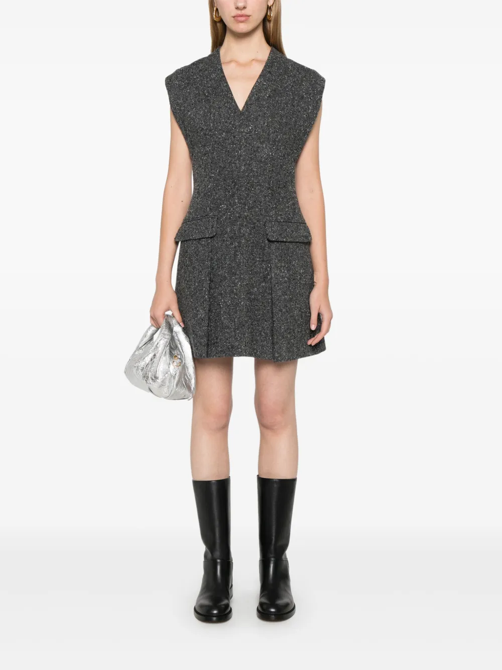 Claudie Pierlot Tweed pak Grijs