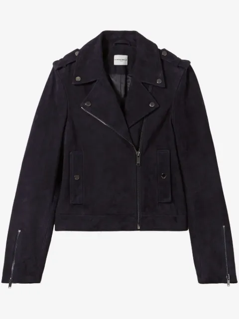 Claudie Pierlot Bikerjacke aus Wildleder