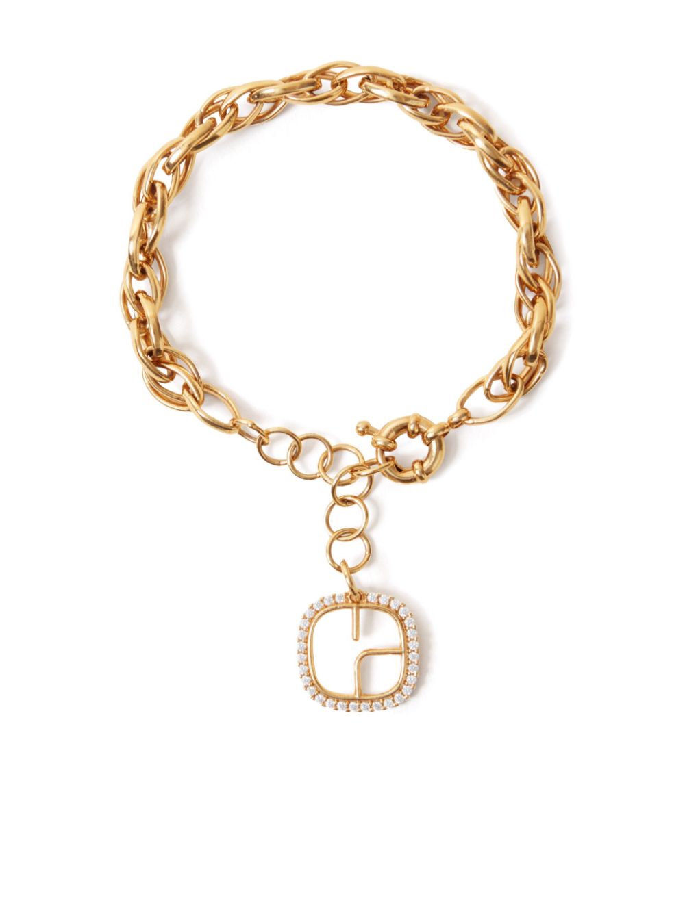 logo-plaque bracelet