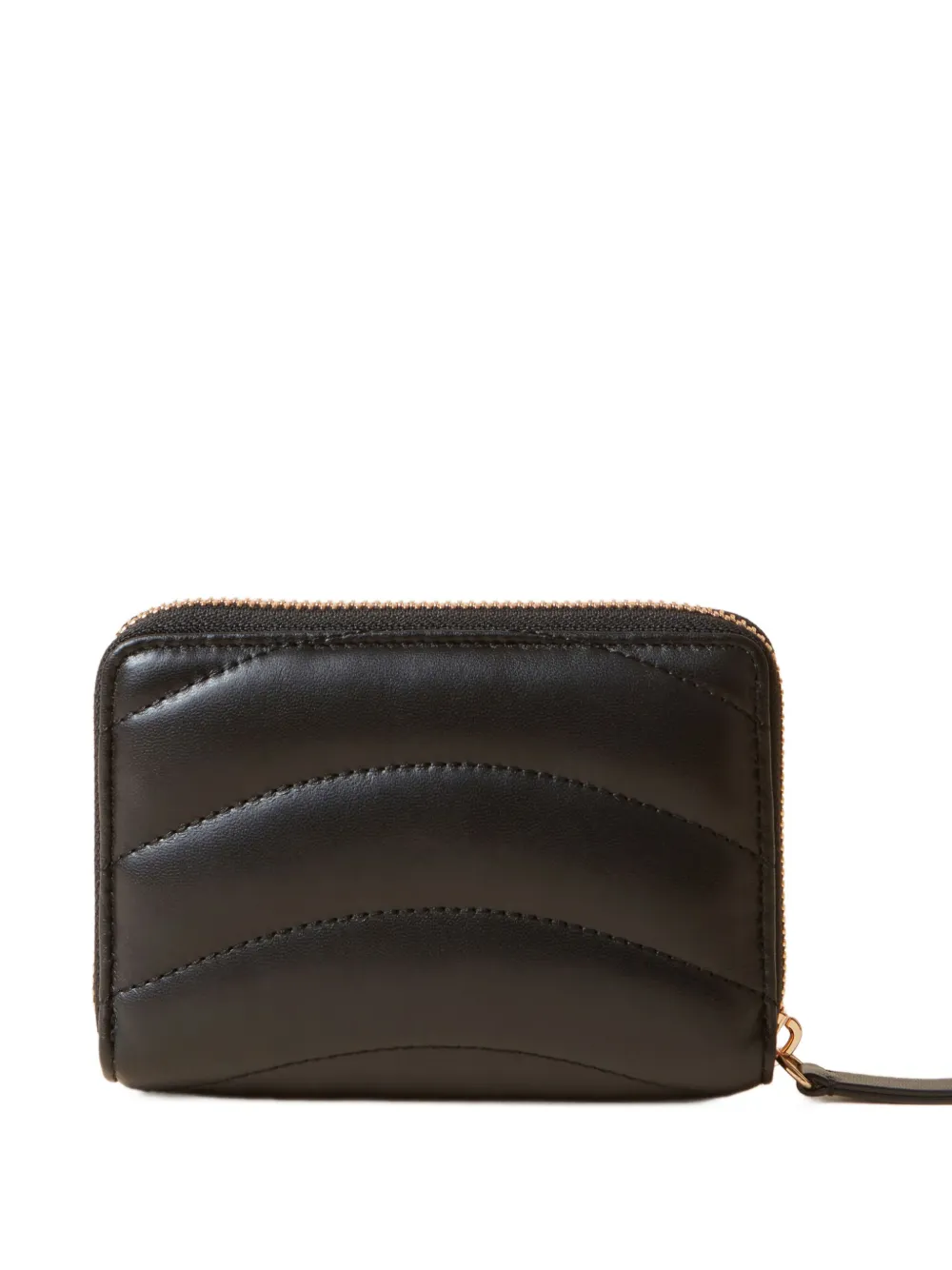 Claudie Pierlot Alba quilted wallet - Zwart