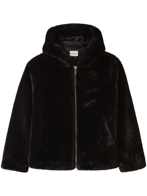 Claudie Pierlot hooded faux-fur jacket