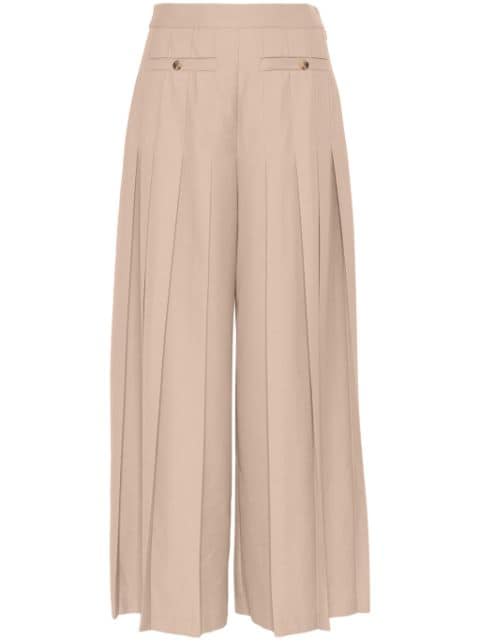 Claudie Pierlot high-waisted pleated trousers