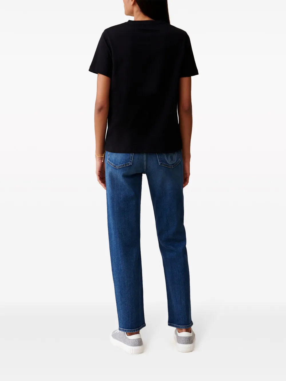 Claudie Pierlot Jean Toto T-shirt met korte mouwen Zwart