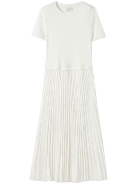 Claudie Pierlot Teli pleated midi dress