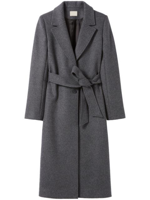 Claudie Pierlot manteau ceinturé à simple boutonnage