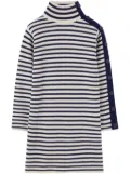 Claudie Pierlot high-neck striped dress - White