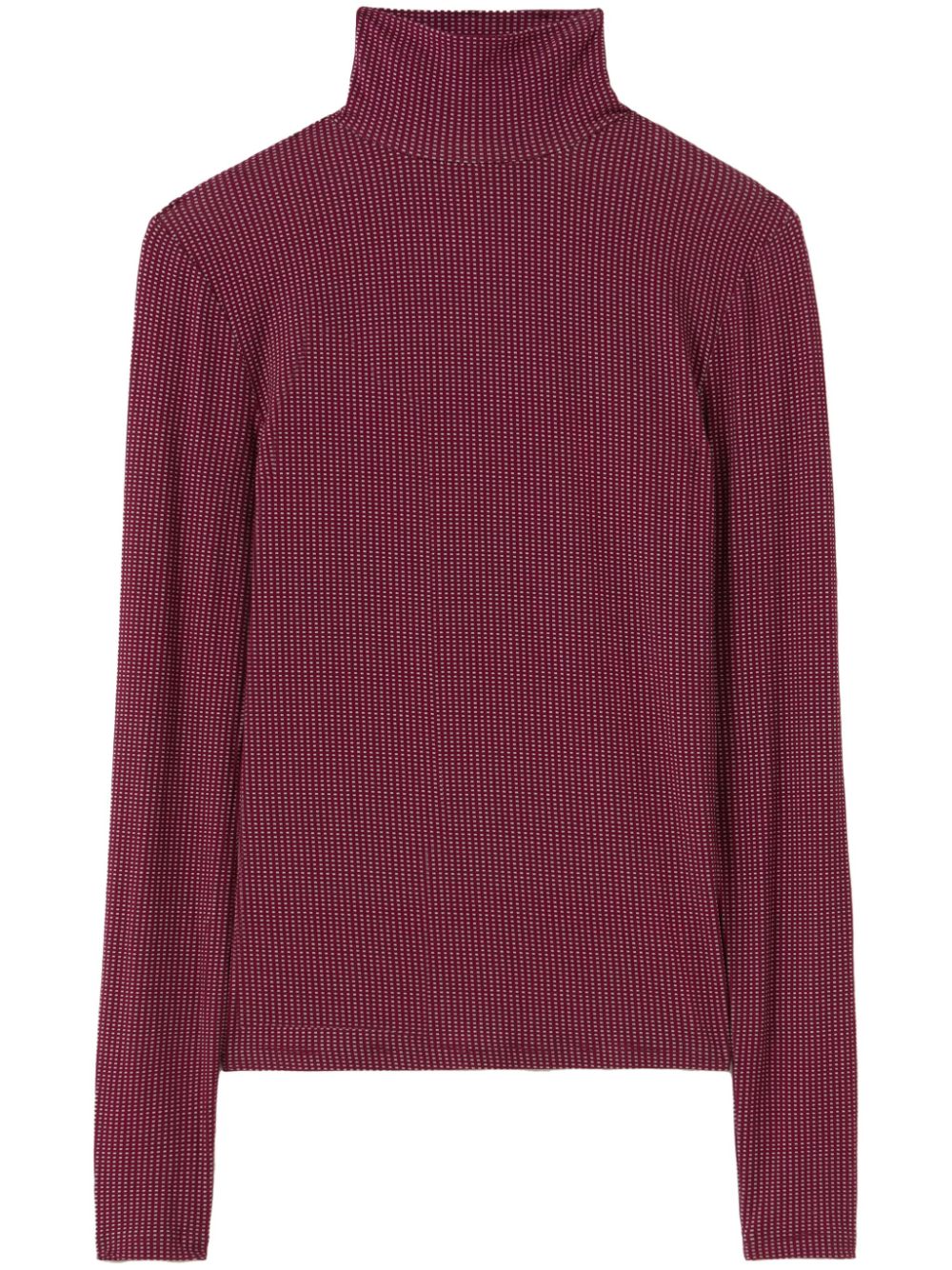 funnel-neck top