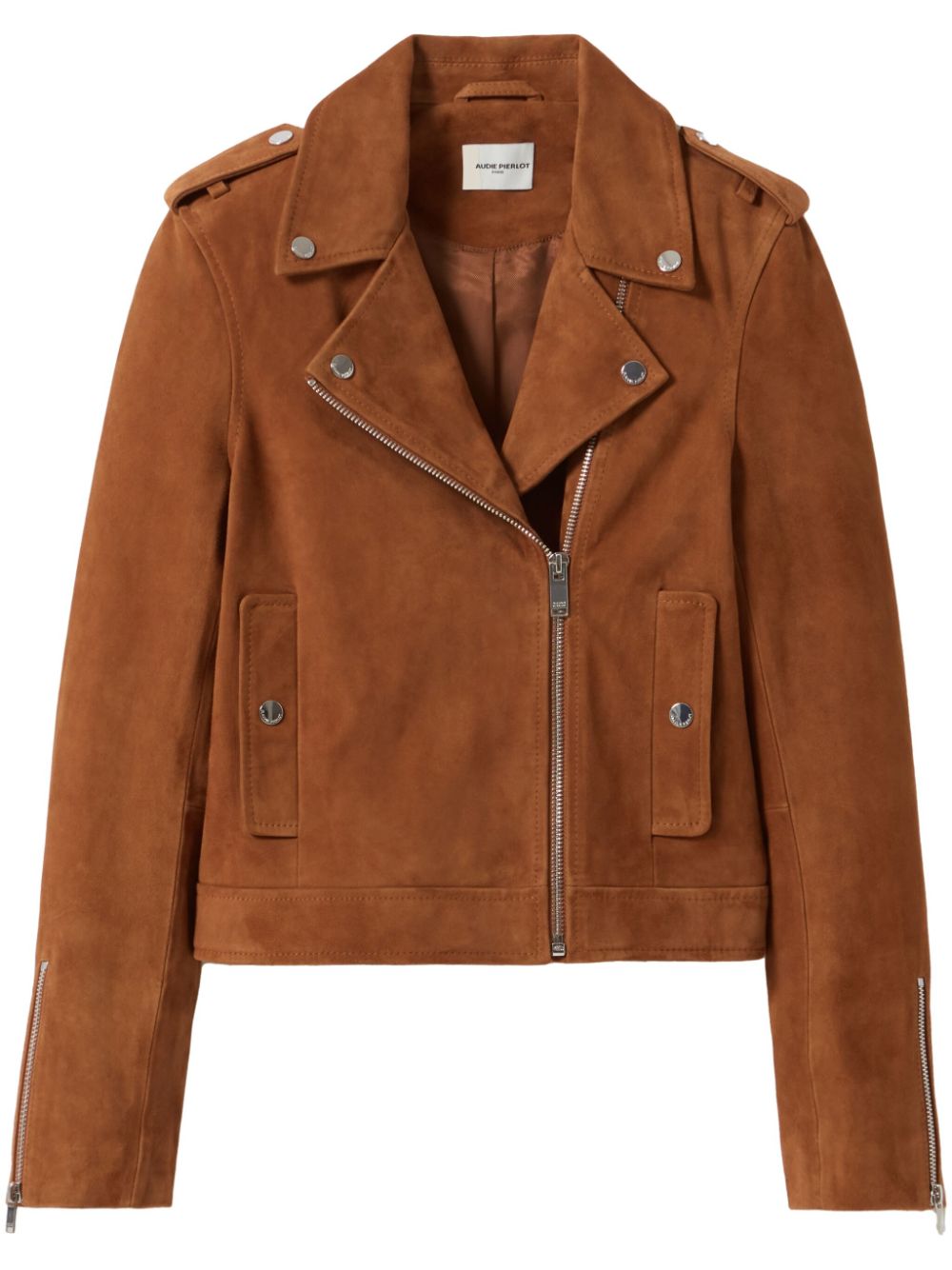 suede biker jacket