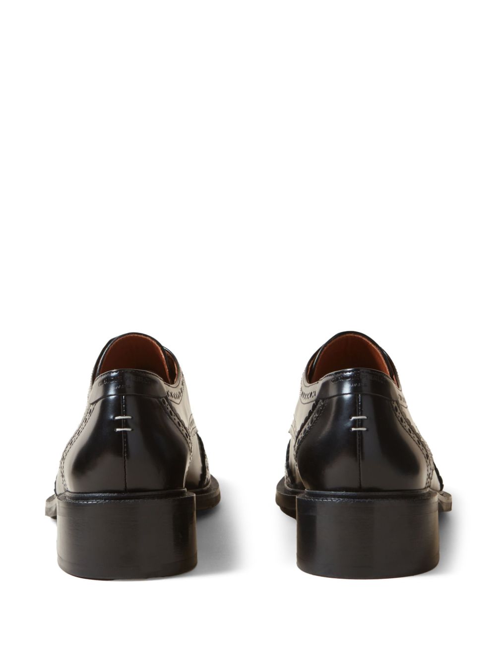 Claudie Pierlot patent leather Derby shoes Black