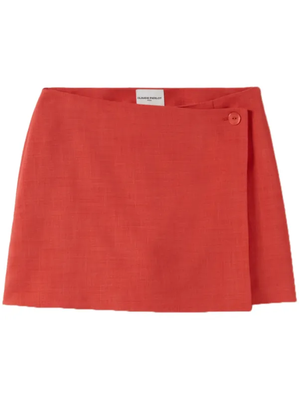 Claudie Pierlot Short a Design Portefeuille Rouge FARFETCH TN