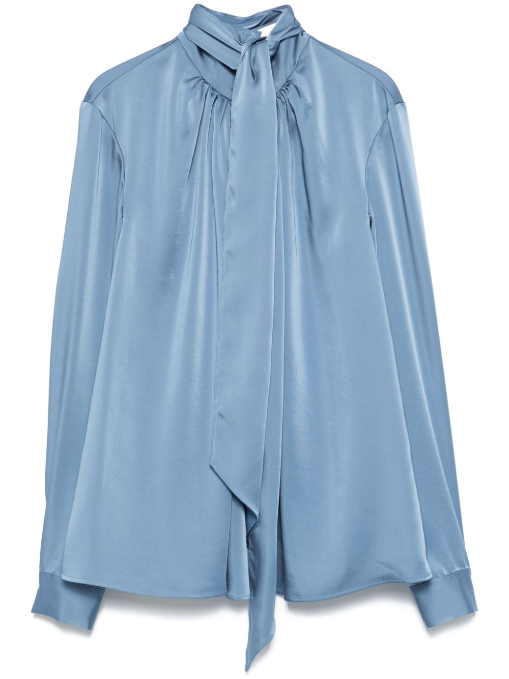 Claudie Pierlot pussy-bow collar blouse - Blue