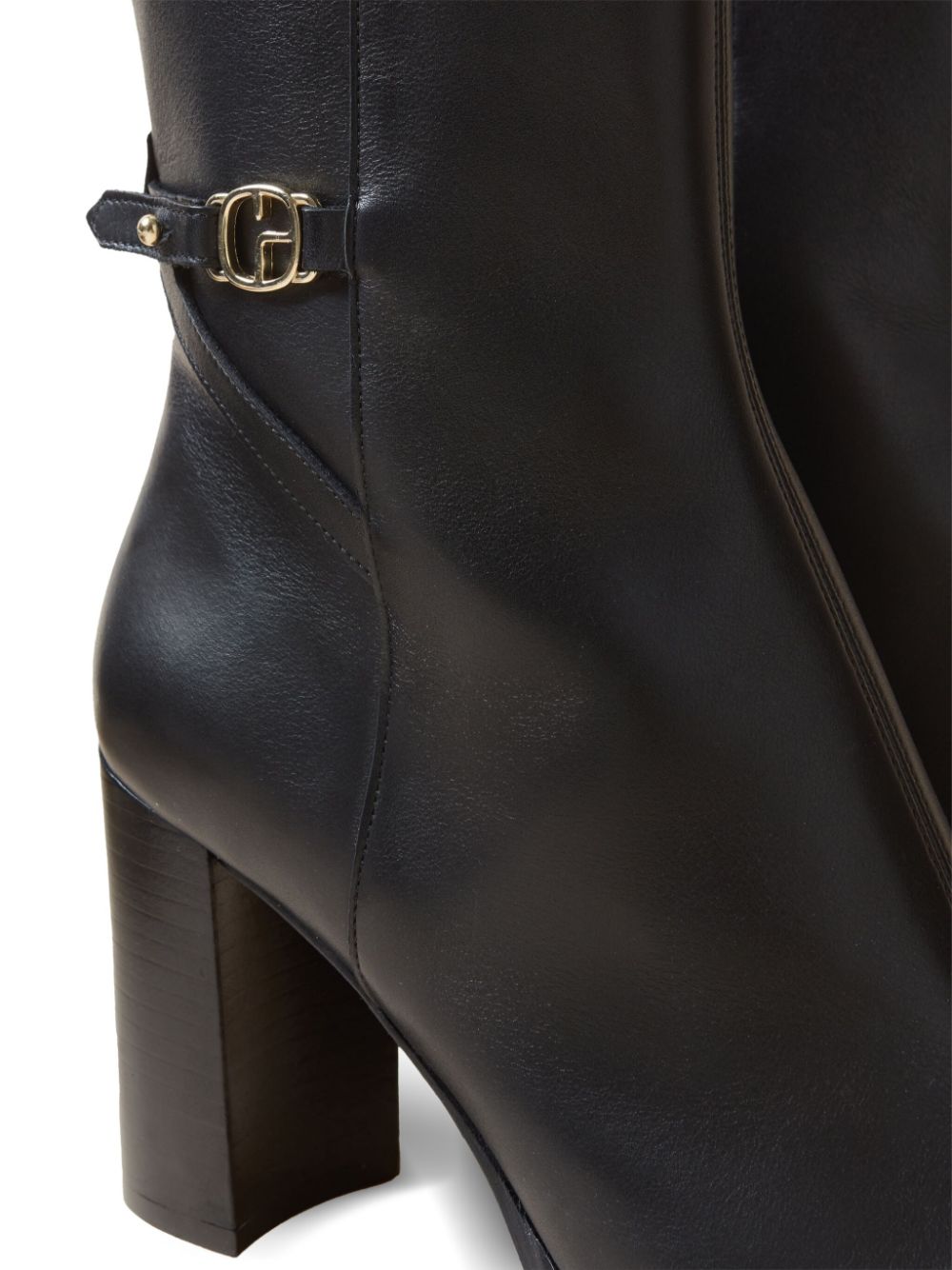 Claudie Pierlot 75mm leather boots Black