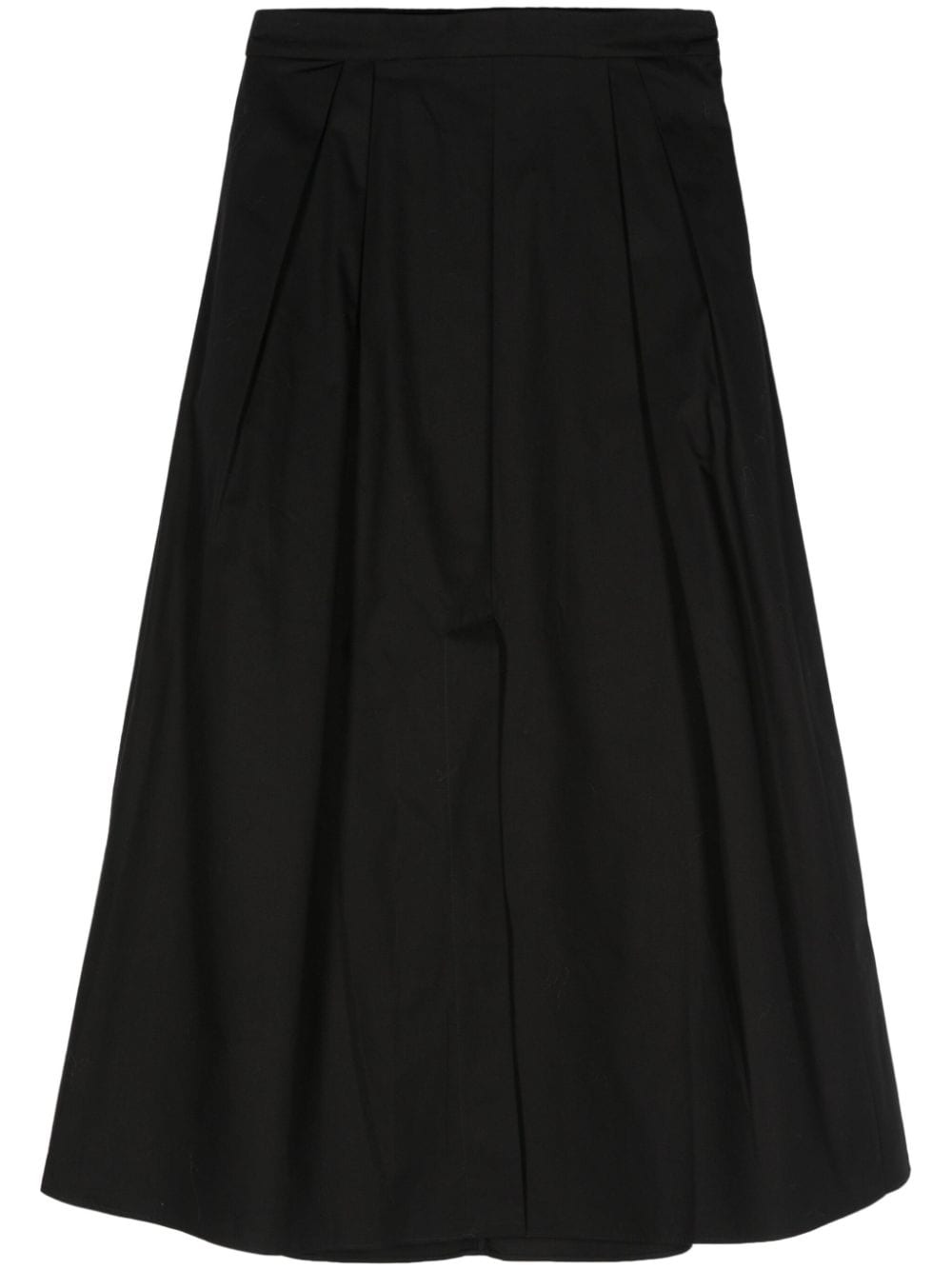 Shop Rohe A-line Poplin Skirt In Black