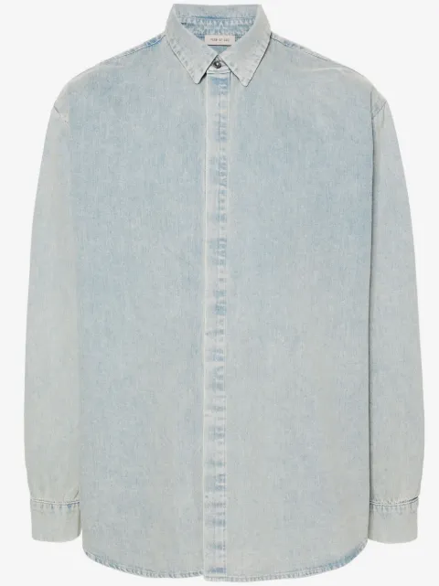 Fear Of God camisa de mezclilla con cuello