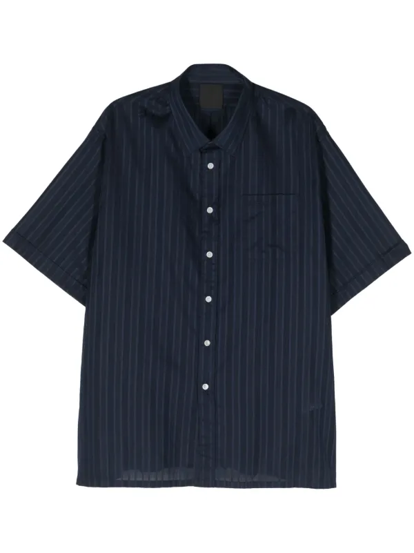 ジバンシー ストライプシャツ Givenchy ストライプ シャツ | ブルー | FARFETCH JP