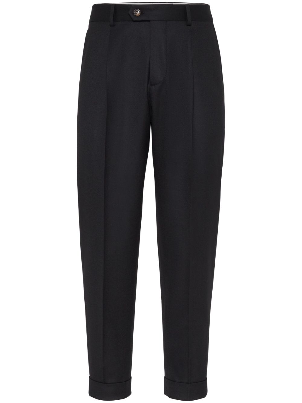 Brunello Cucinelli tapered-leg trousers - Black