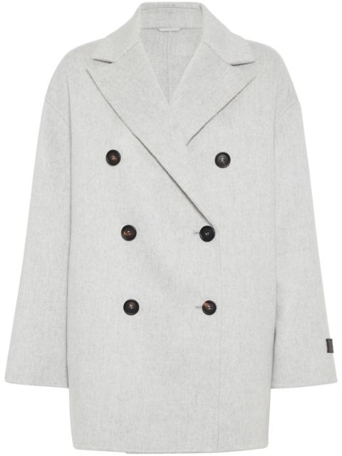 Brunello Cucinelli cashmere double-breasted coat Women