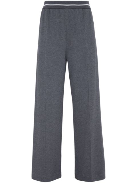 Brunello Cucinelli wide leg track pants Women