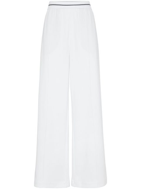 Brunello Cucinelli wide leg track pants Women