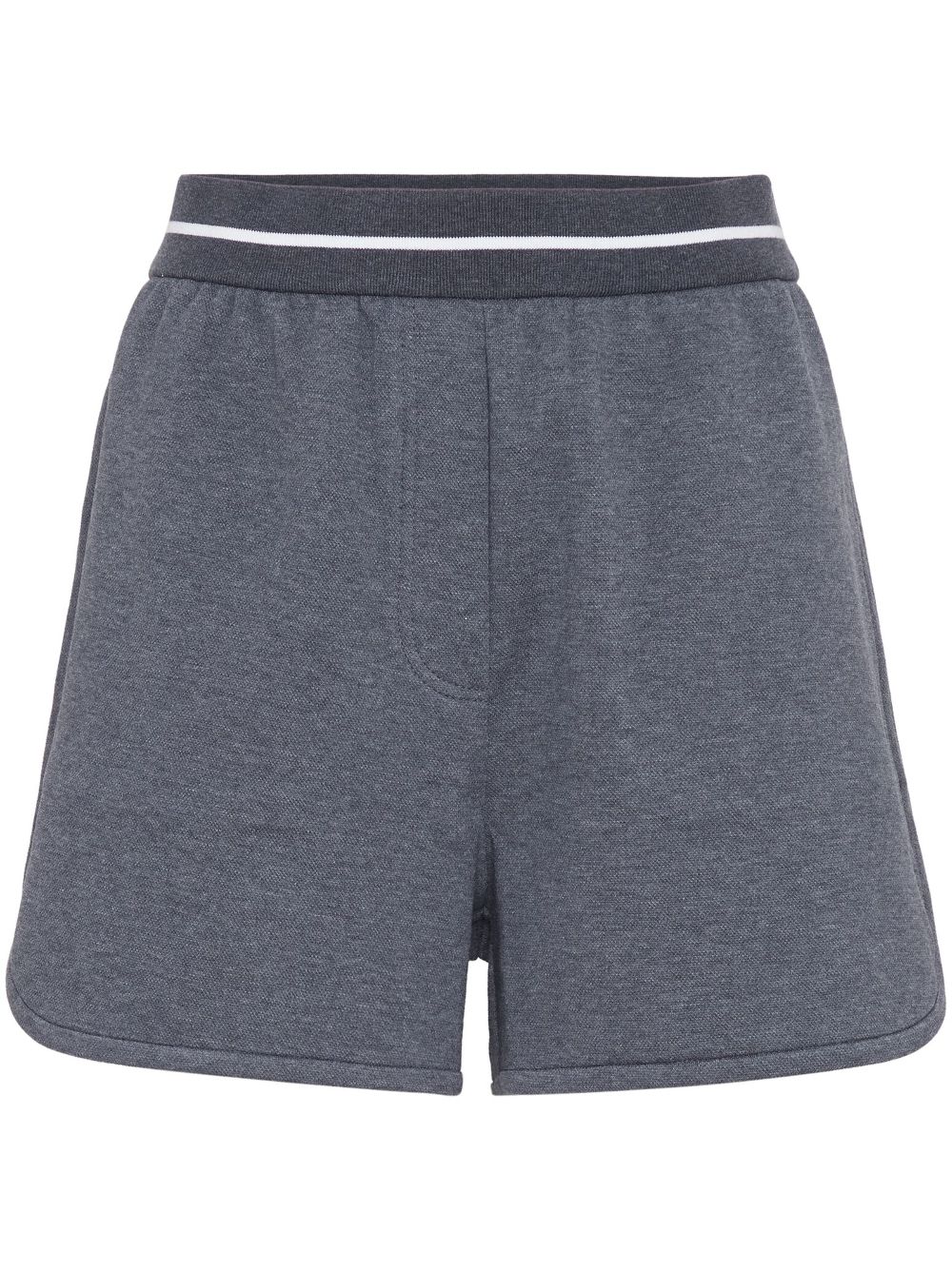 Brunello Cucinelli stripe-detail shorts - Grey