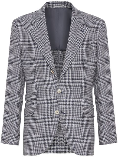 Brunello Cucinelli puppytooth blazer Men