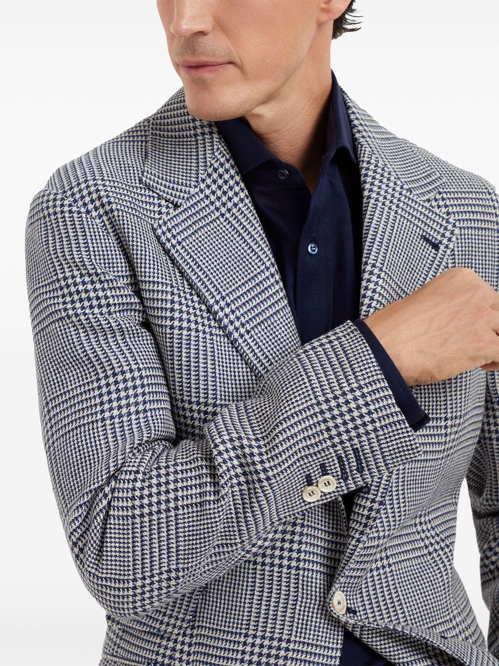 Brunello Cucinelli puppytooth blazer Men