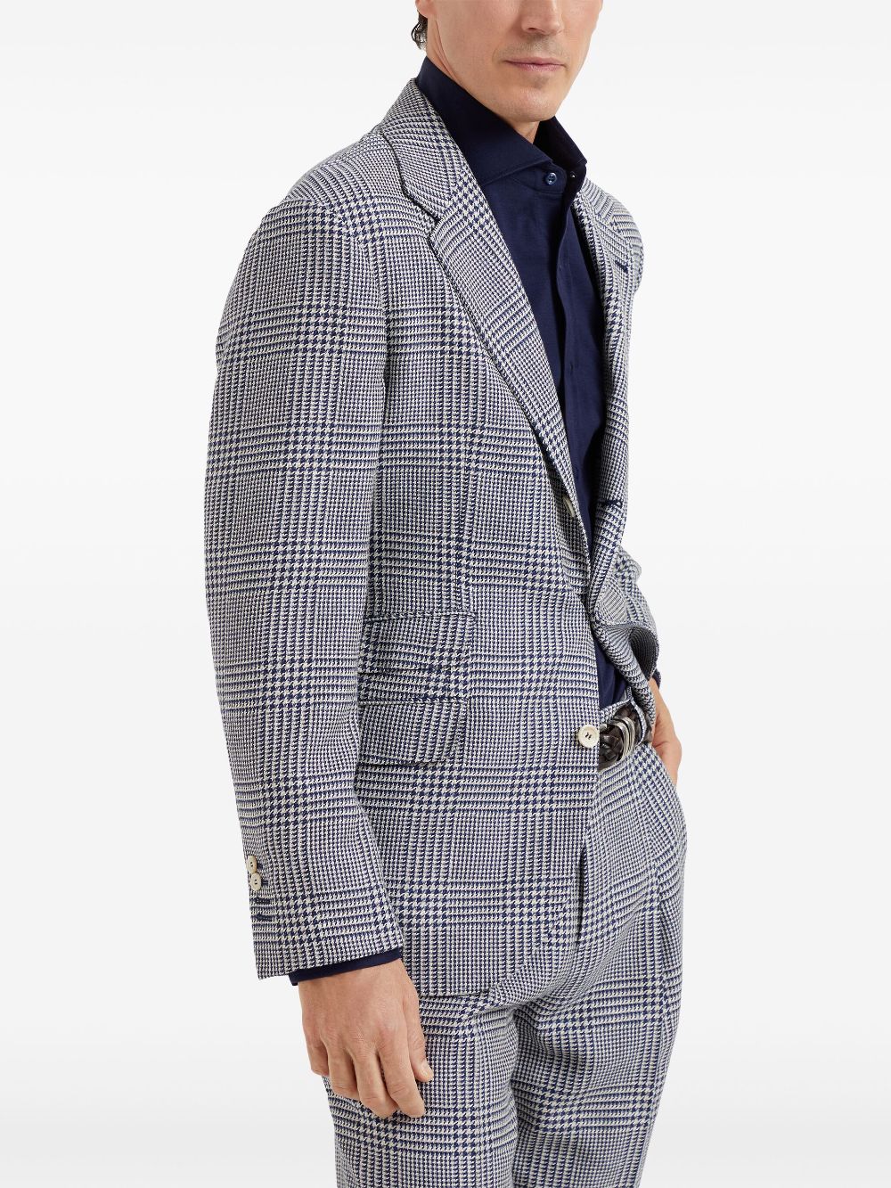 Brunello Cucinelli puppytooth blazer Men