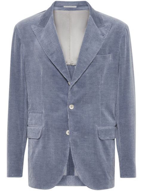 Brunello Cucinelli peak-lapel corduroy blazer Men