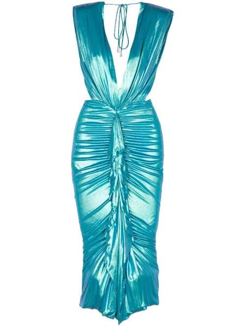 Robe à détails drapés - Alexandre Vauthier - Modalova