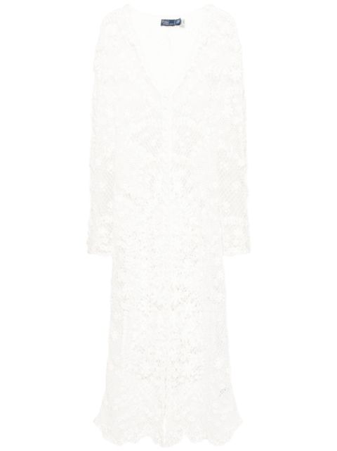 Polo Ralph Lauren crochet-knit midi dress Women