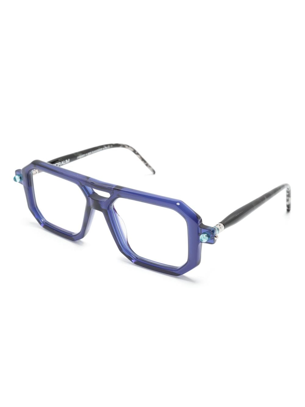 Kuboraum P8 pilot-frame glasses - Blauw