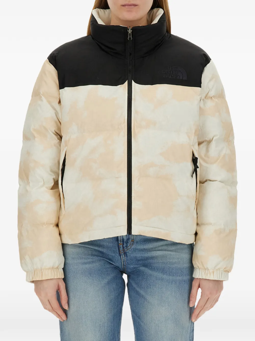 The North Face colourblock performance jacket - Beige