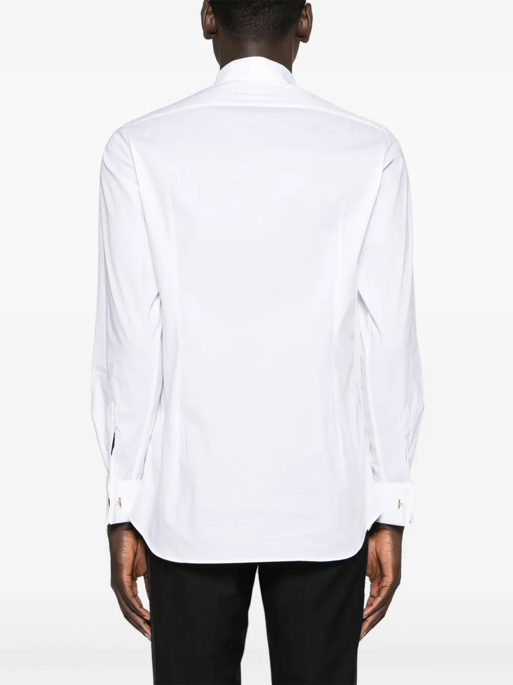 Shop Tintoria Mattei Pintuck-detail Buttoned Shirt In White